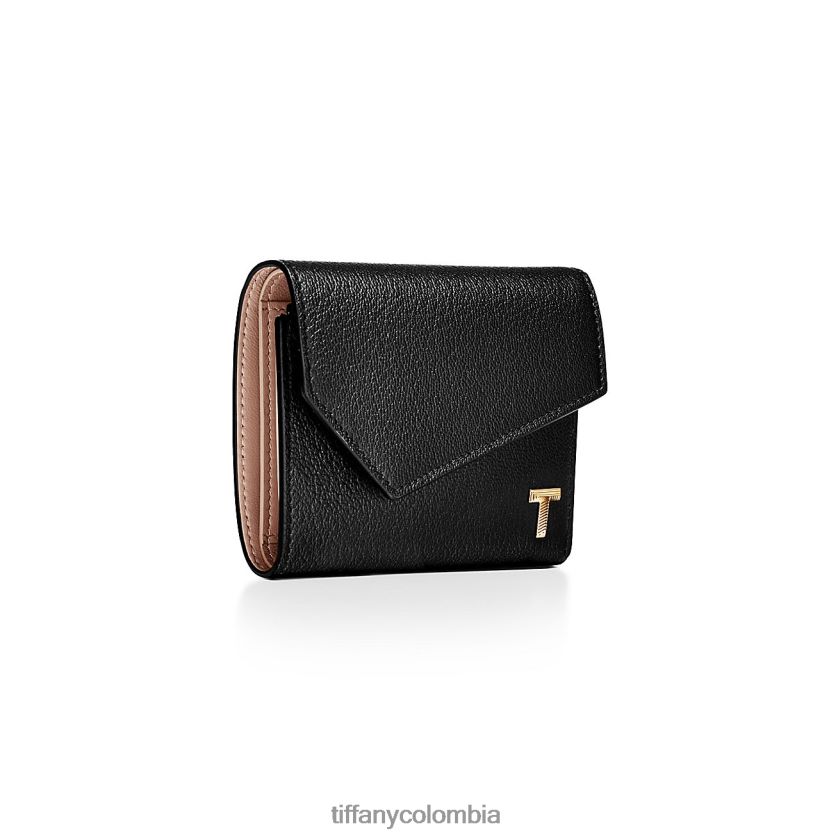 Tiffany billetera unisexo 2J40B82418 accesorios en cuero negro