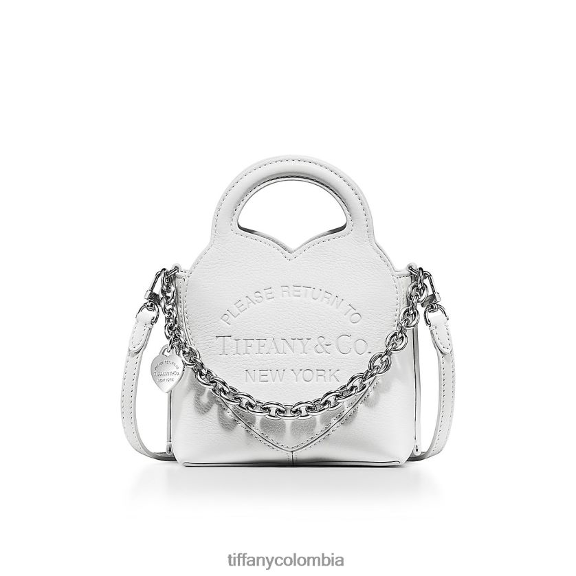 Tiffany microbolso unisexo 2J40B82373 accesorios en cuero blanco