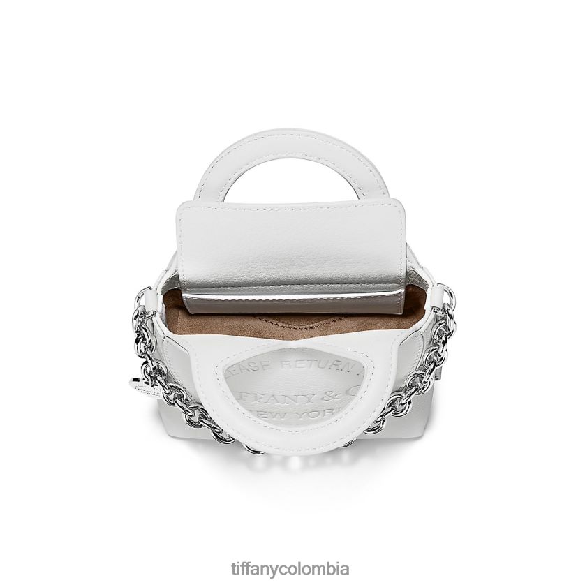 Tiffany microbolso unisexo 2J40B82373 accesorios en cuero blanco