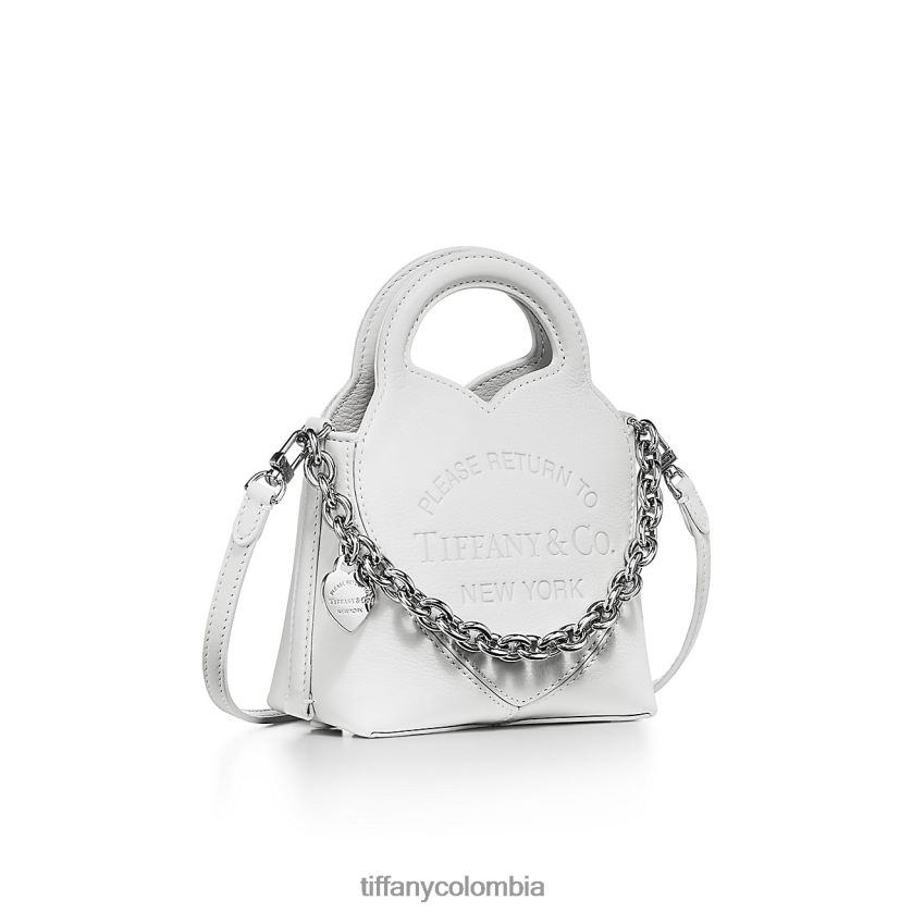 Tiffany microbolso unisexo 2J40B82373 accesorios en cuero blanco