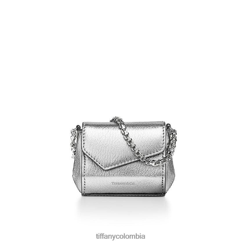 Tiffany nano bolsa unisexo 2J40B82381 accesorios en cuero plateado - Haga un click en la imagen para cerrar