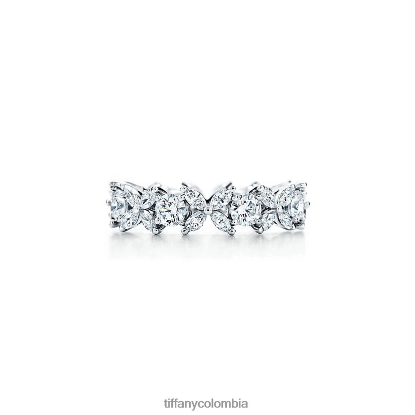 Tiffany anillo alterno unisexo 2J40B81466 joyas en platino - Haga un click en la imagen para cerrar