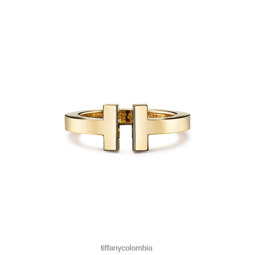 Tiffany anillo cuadrado unisexo 2J40B81540 joyas en oro amarillo - Haga un click en la imagen para cerrar