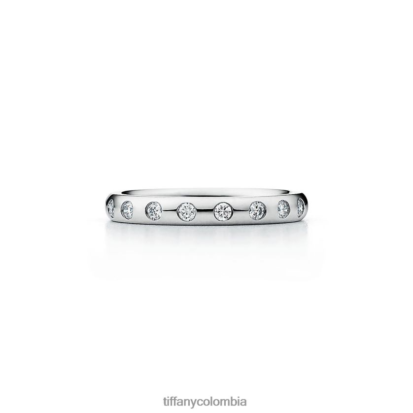 Tiffany anillo de banda apilable unisexo 2J40B81531 joyas