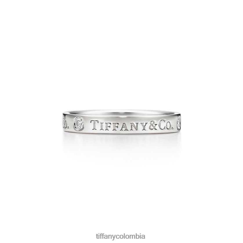 Tiffany anillo de banda unisexo 2J40B81631 joyas