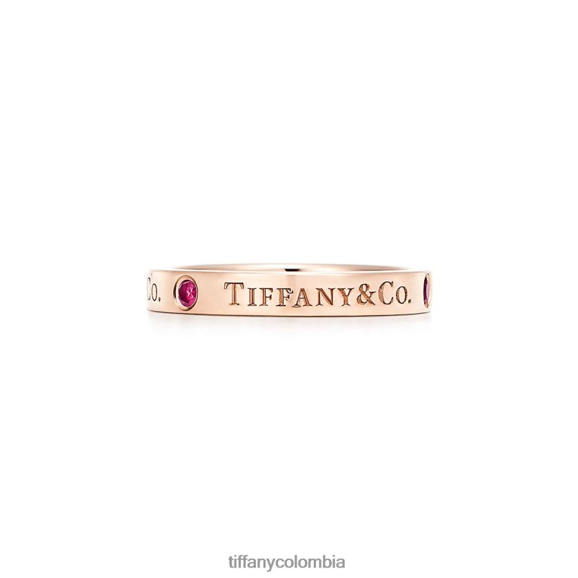 Tiffany anillo de banda unisexo 2J40B81772 joyas