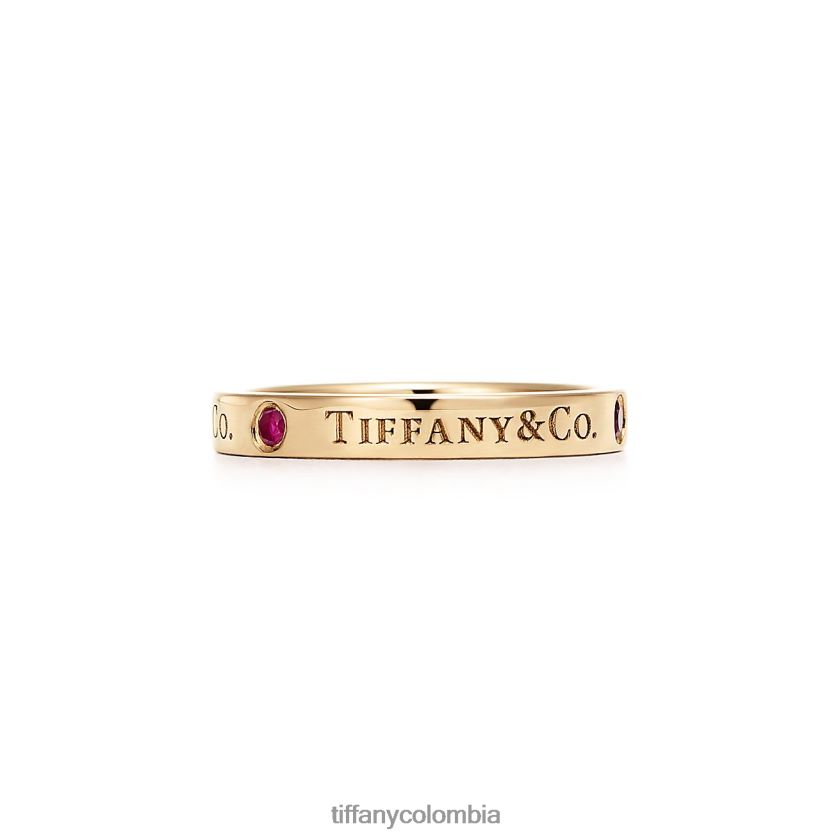 Tiffany anillo de banda unisexo 2J40B81799 joyas