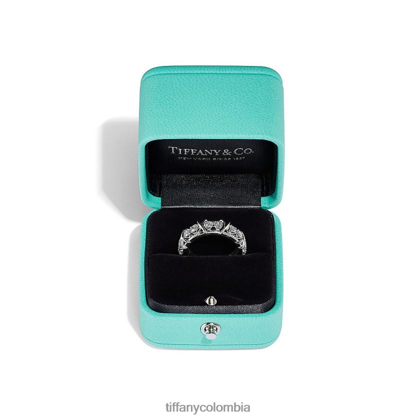 Tiffany anillo de dieciséis piedras unisexo 2J40B81449 joyas