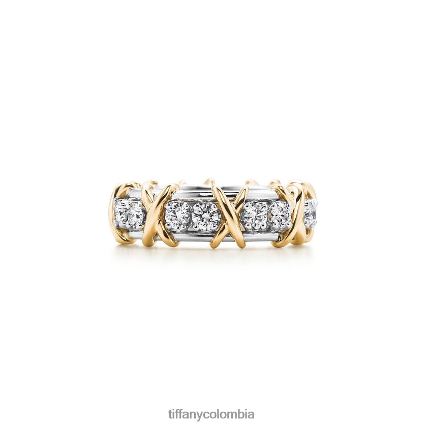 Tiffany anillo de dieciséis piedras unisexo 2J40B81450 joyas - Haga un click en la imagen para cerrar