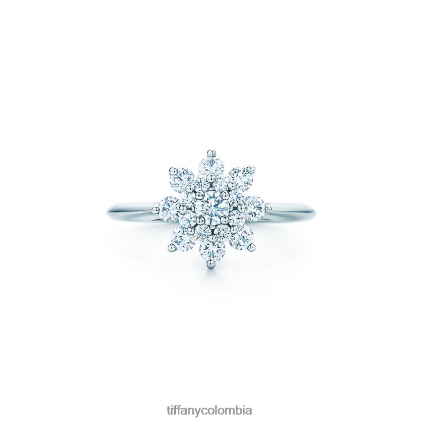 Tiffany anillo de flores unisexo 2J40B81902 joyas