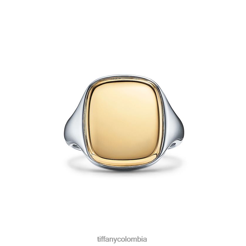 Tiffany anillo de sello cuadrado unisexo 2J40B81692 joyas - Haga un click en la imagen para cerrar