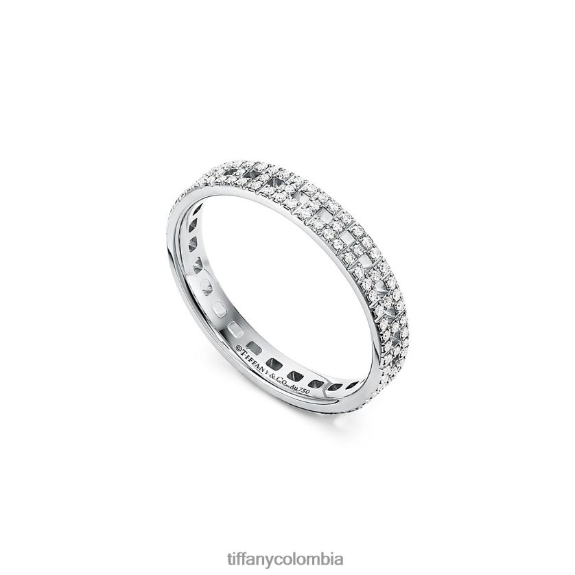 Tiffany verdadero anillo estrecho unisexo 2J40B81641 joyas