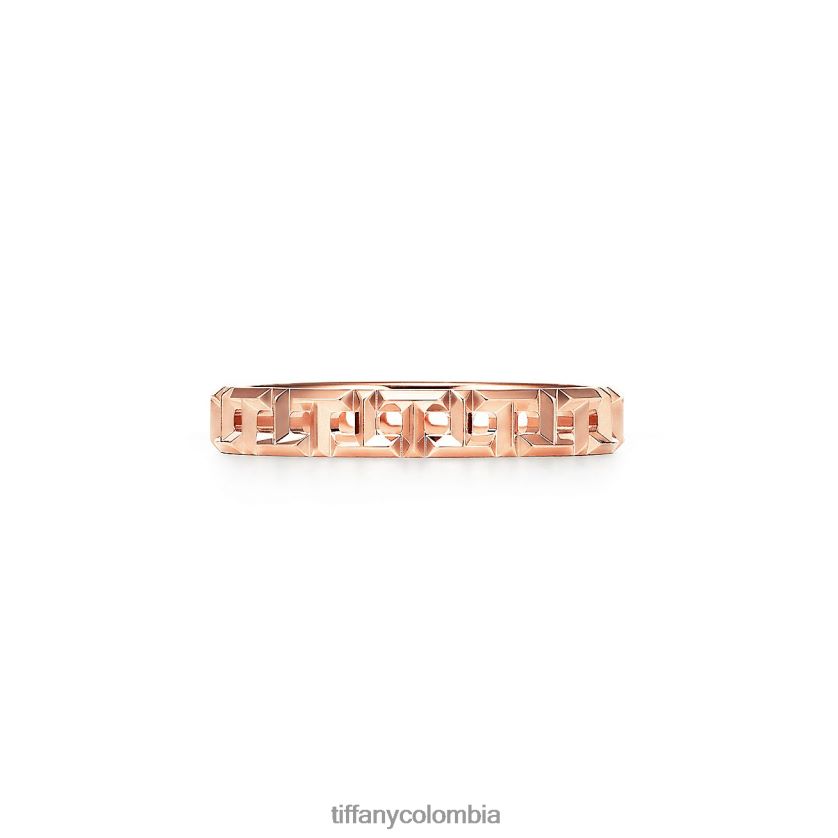 Tiffany verdadero anillo estrecho unisexo 2J40B81700 joyas