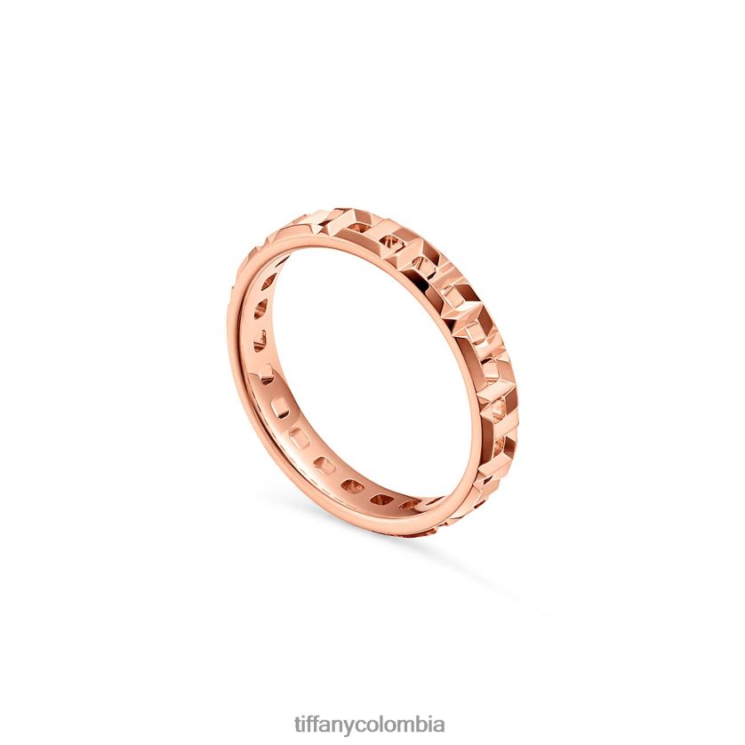 Tiffany verdadero anillo estrecho unisexo 2J40B81700 joyas