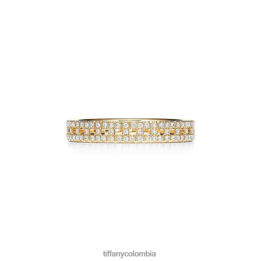 Tiffany verdadero anillo estrecho unisexo 2J40B81736 joyas