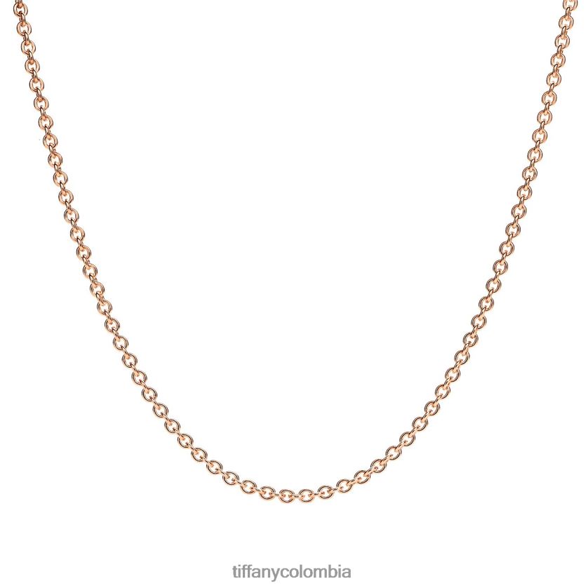 Tiffany cadena de oro rosa de 18k unisexo 2J40B8684 joyas - Haga un click en la imagen para cerrar