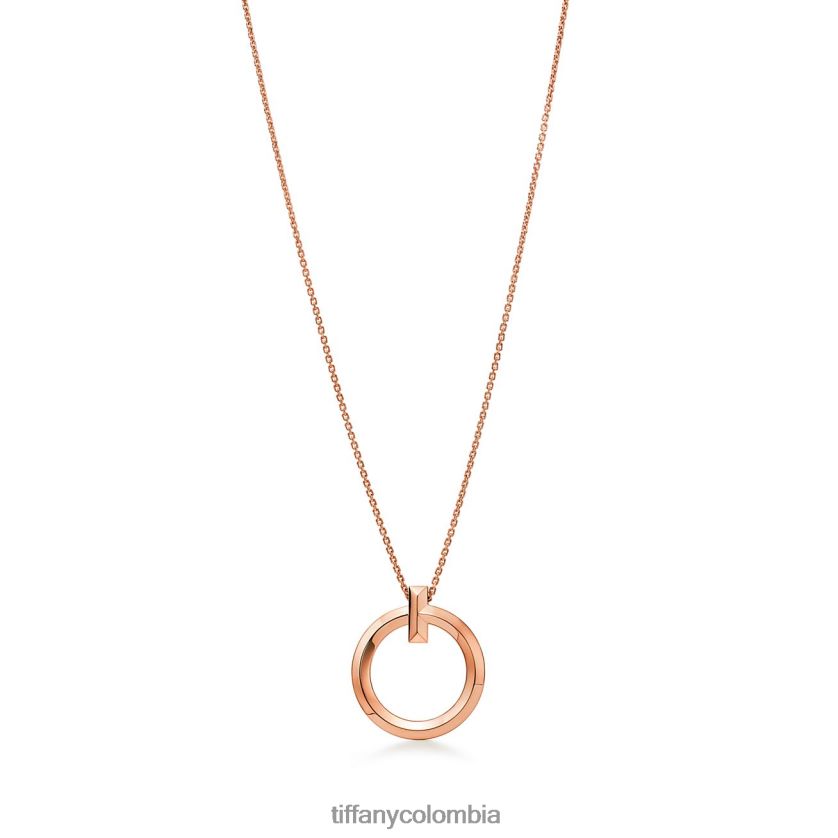 Tiffany colgante circular t1 unisexo 2J40B820 joyas en oro rosa, grande - Haga un click en la imagen para cerrar