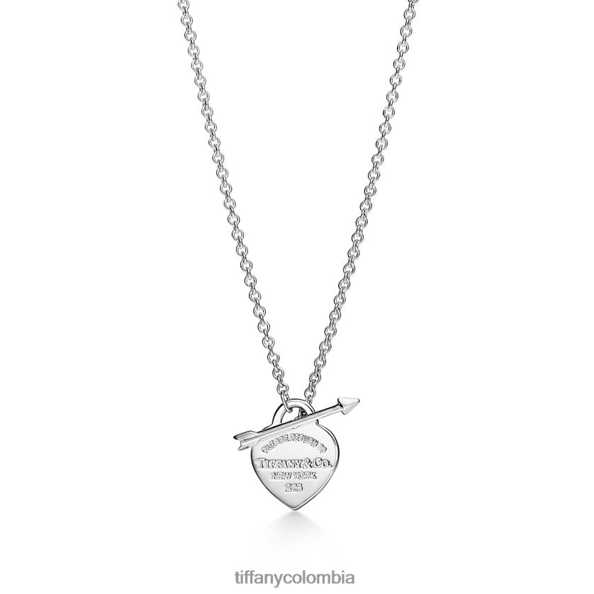 Tiffany colgante con etiqueta de corazón enamorado unisexo 2J40B8193 joyas en plata, pequeño - Haga un click en la imagen para cerrar