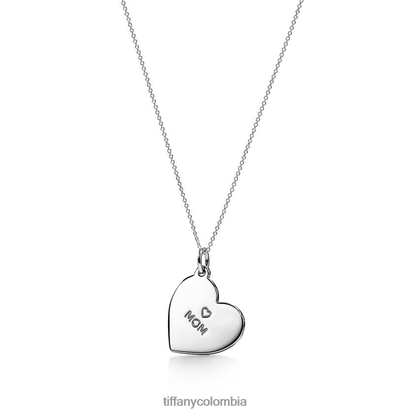 Tiffany colgante con etiqueta de corazón mediano para mamá unisexo 2J40B8573 joyas en plata de ley - Haga un click en la imagen para cerrar