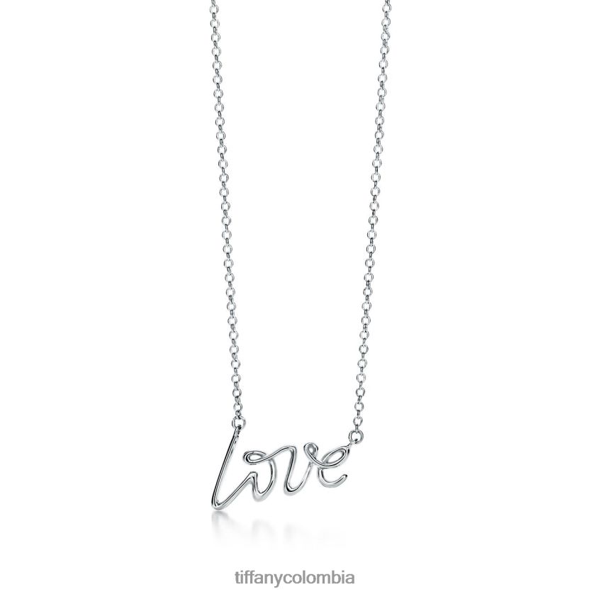 Tiffany colgante de amor unisexo 2J40B8339 joyas