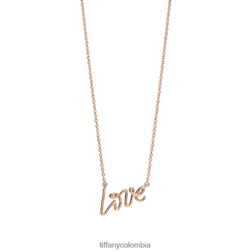 Tiffany colgante de amor unisexo 2J40B8397 joyas