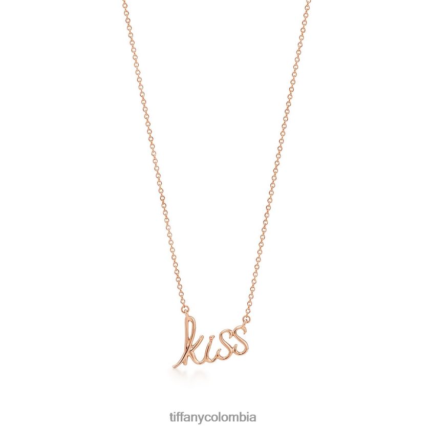 Tiffany colgante de beso unisexo 2J40B8154 joyas