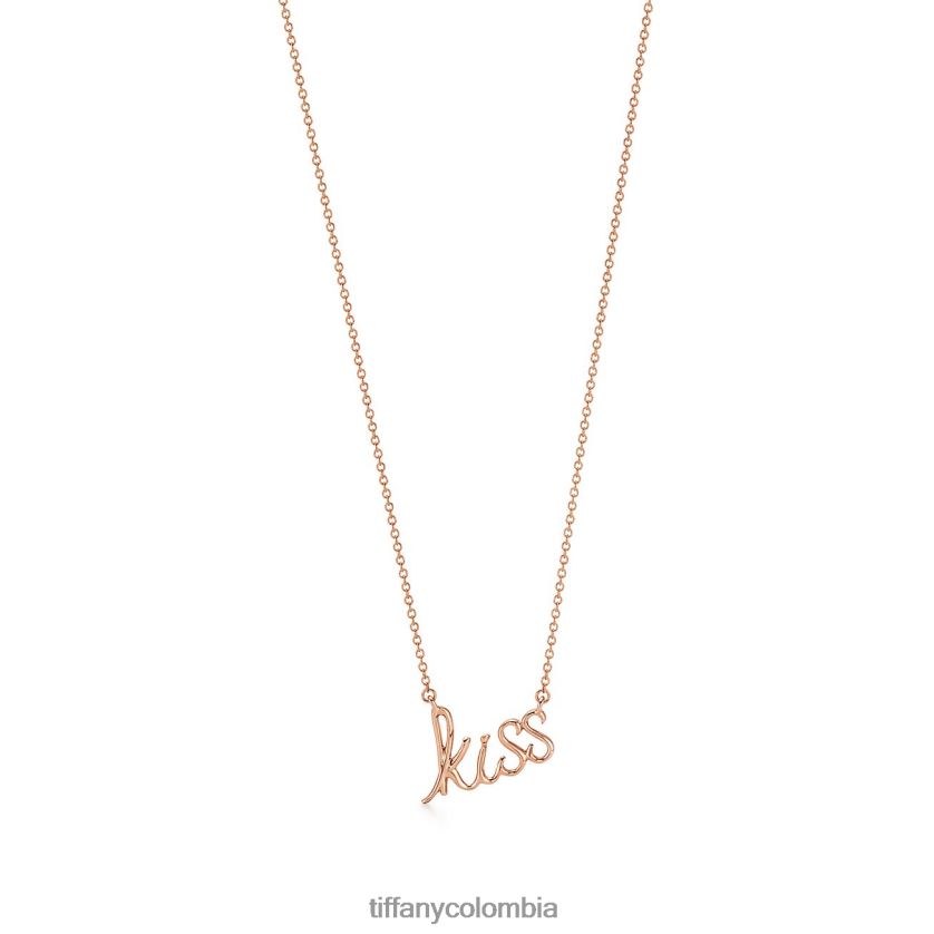 Tiffany colgante de beso unisexo 2J40B8154 joyas