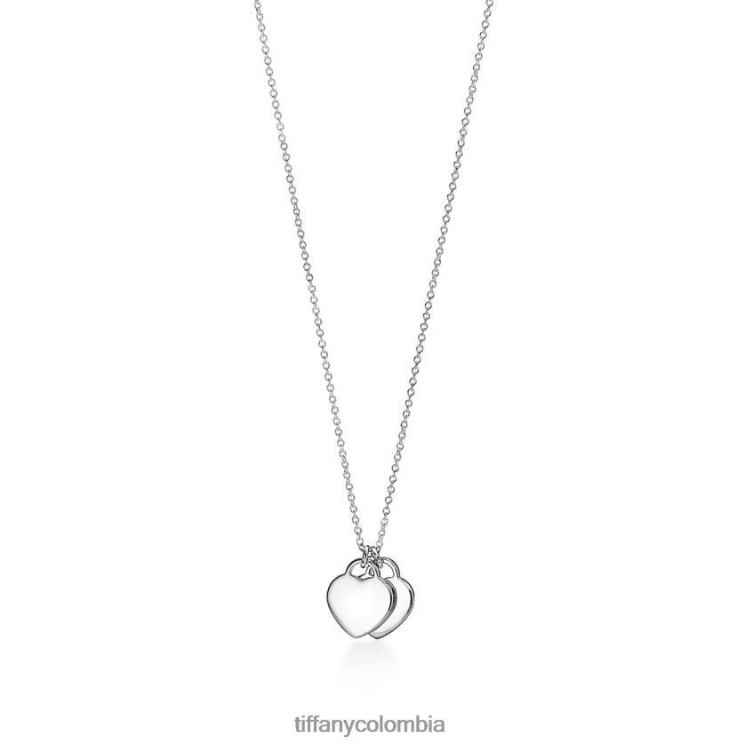 Tiffany colgante de corazón unisexo 2J40B8141 joyas en plata, azul tiffany con un diamante, mini