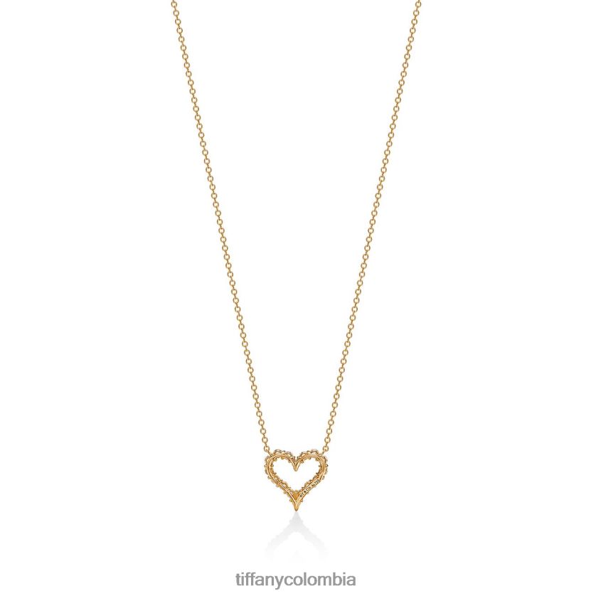 Tiffany colgante de corazón unisexo 2J40B8380 joyas