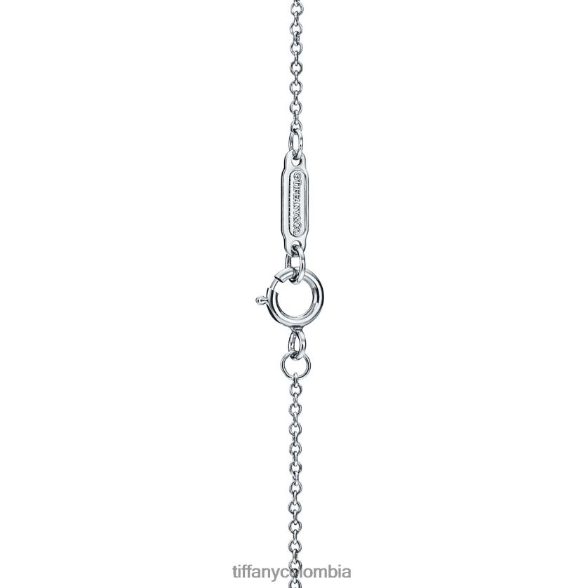 Tiffany colgante de diamante solitario unisexo 2J40B825 joyas en platino