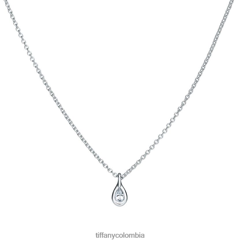 Tiffany colgante de diamantes cortados a medida unisexo 2J40B8432 joyas