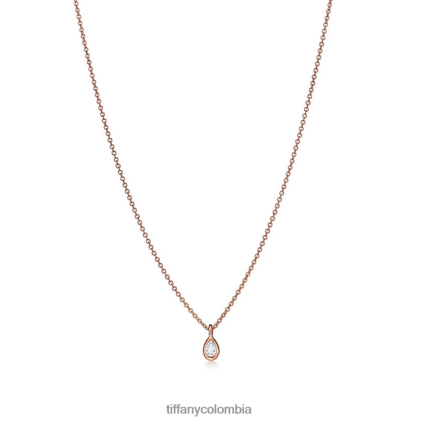 Tiffany colgante de diamantes cortados a medida unisexo 2J40B8618 joyas