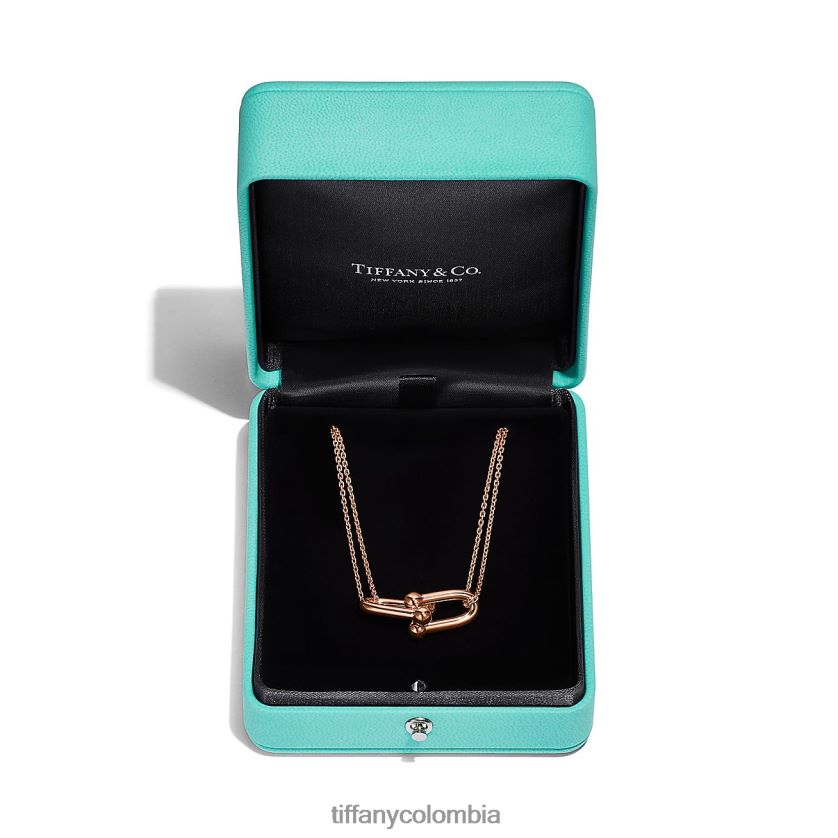 Tiffany colgante de doble enlace unisexo 2J40B8236 joyas