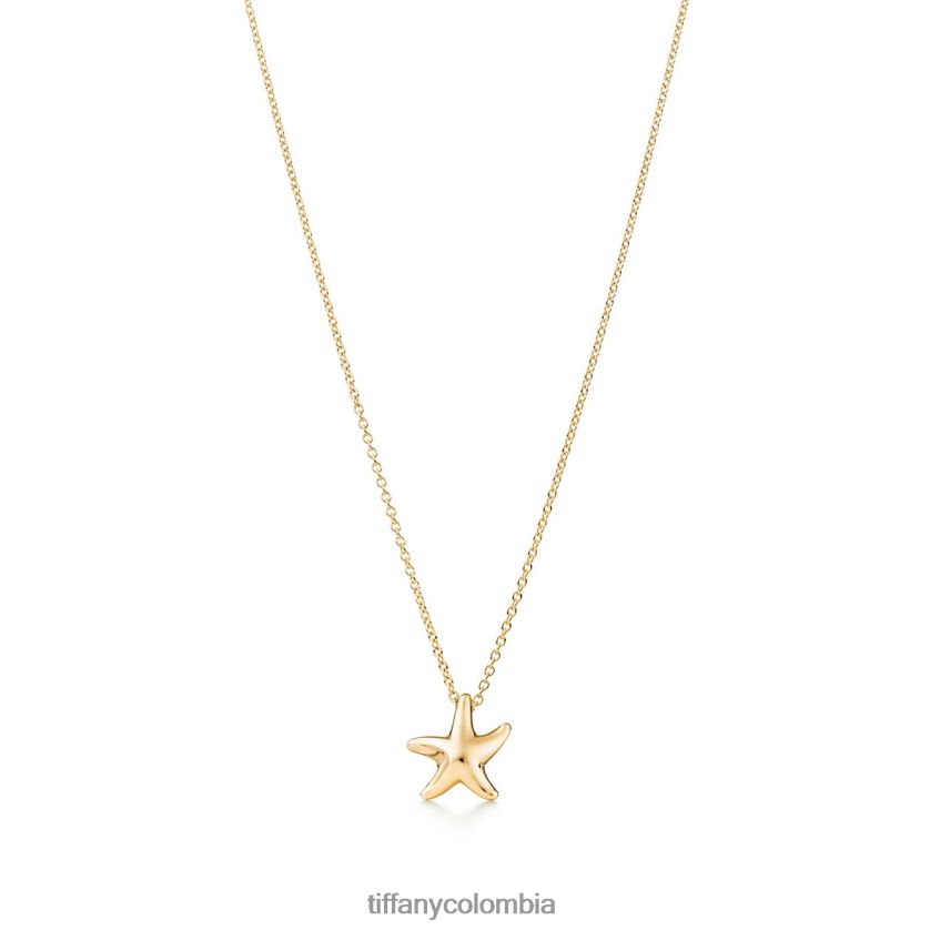 Tiffany colgante de estrella de mar unisexo 2J40B8392 joyas