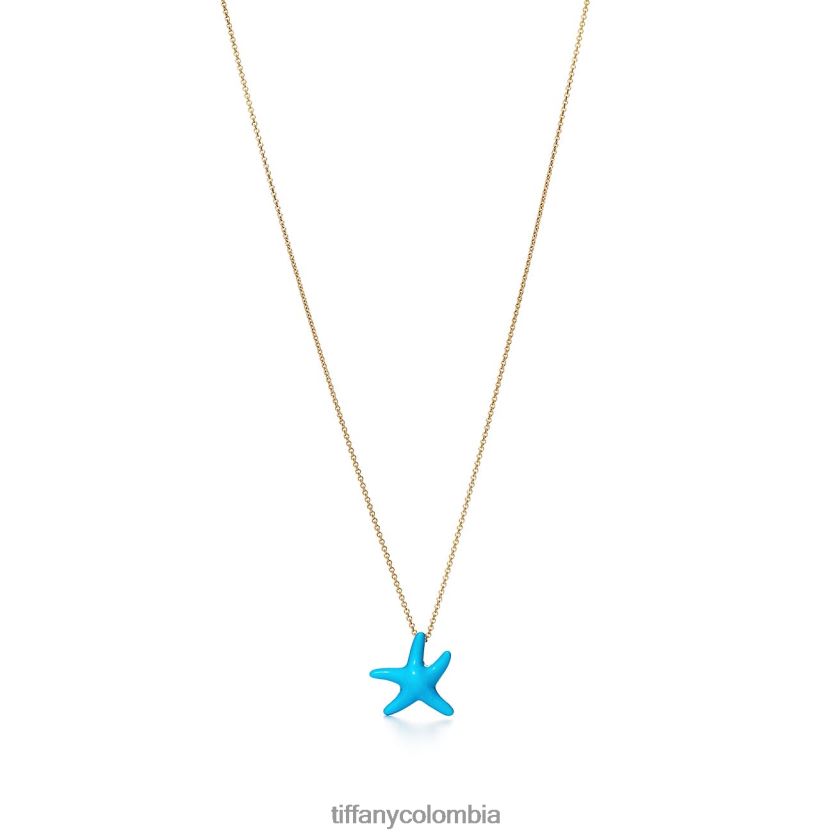 Tiffany colgante de estrella de mar unisexo 2J40B8513 joyas