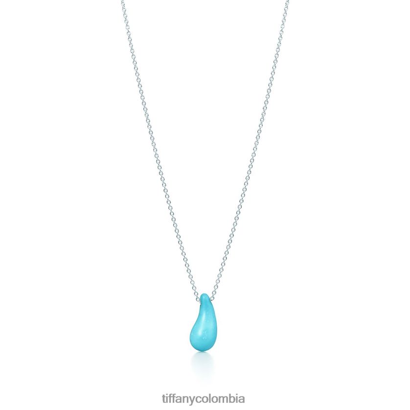 Tiffany colgante de lágrima unisexo 2J40B8656 joyas