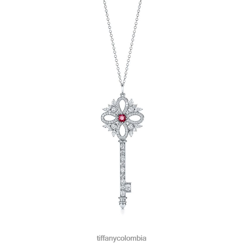 Tiffany colgante de llave victoria unisexo 2J40B8555 joyas