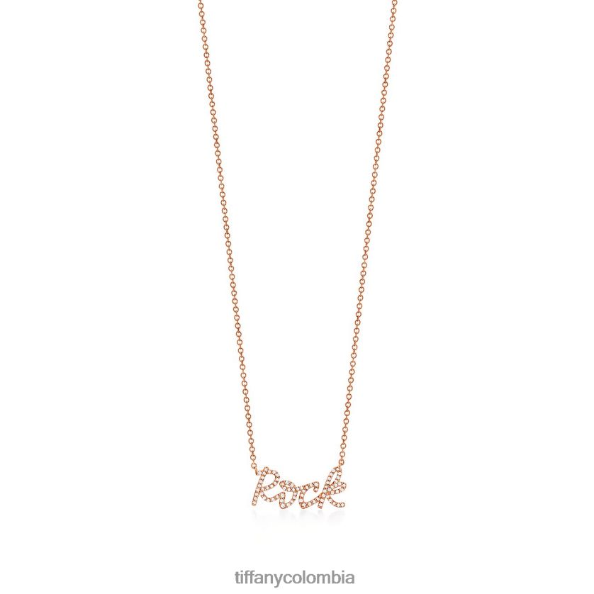 Tiffany colgante de roca unisexo 2J40B8389 joyas