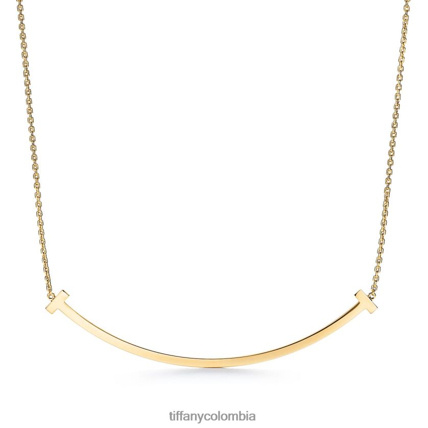 Tiffany colgante de sonrisa extra grande en oro de 18 quilates unisexo 2J40B8471 joyas