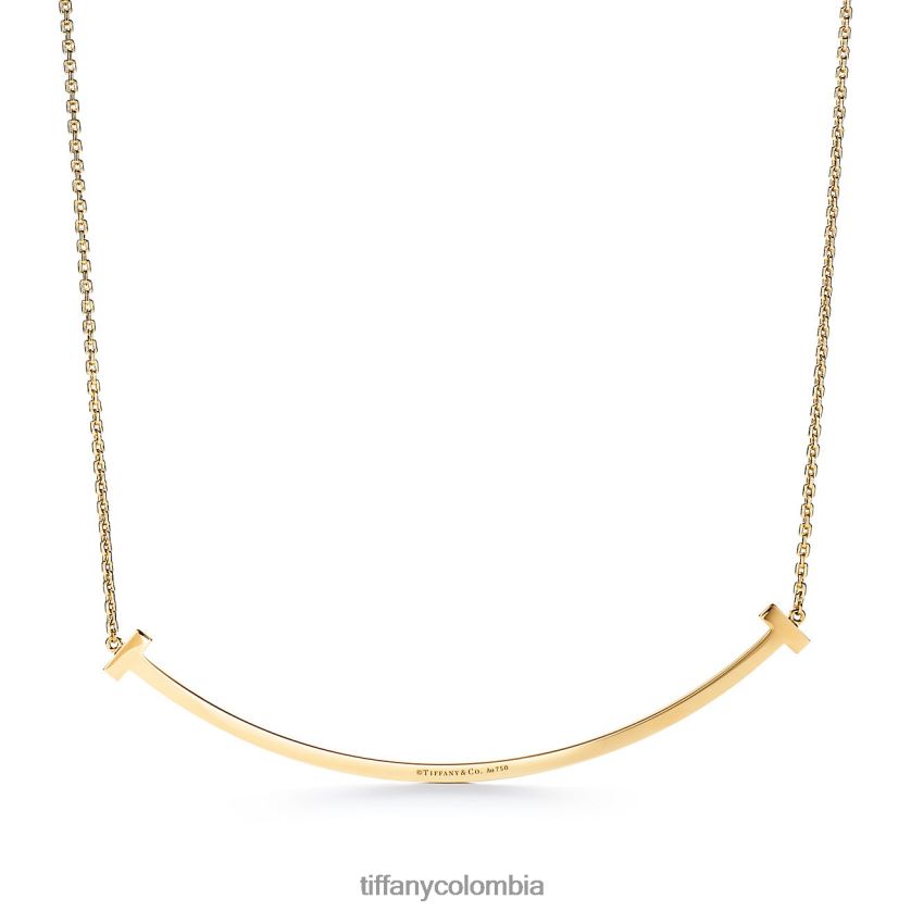 Tiffany colgante de sonrisa extra grande en oro de 18 quilates unisexo 2J40B8471 joyas