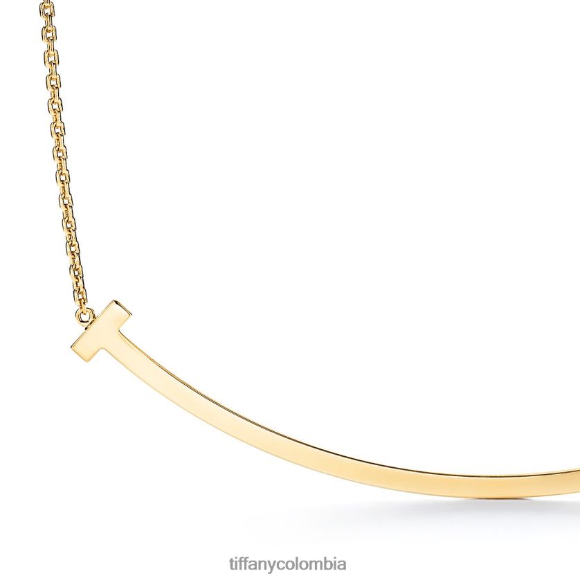 Tiffany colgante de sonrisa extra grande en oro de 18 quilates unisexo 2J40B8471 joyas