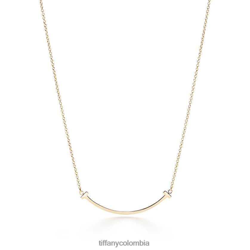 Tiffany colgante de sonrisa unisexo 2J40B81 joyas en oro amarillo, pequeño