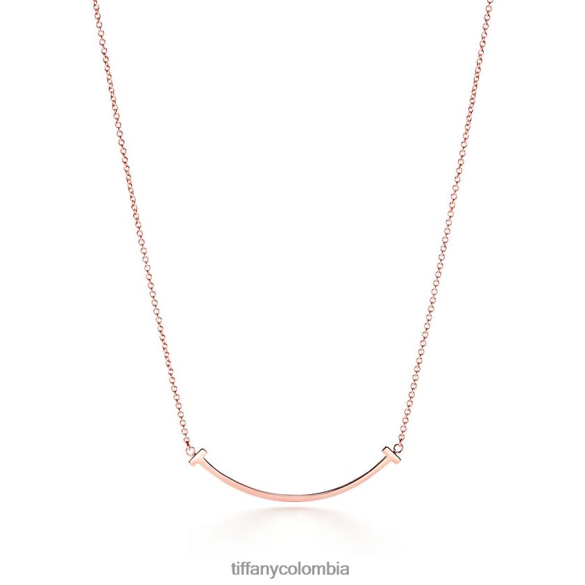 Tiffany colgante de sonrisa unisexo 2J40B855 joyas en oro rosa, pequeño