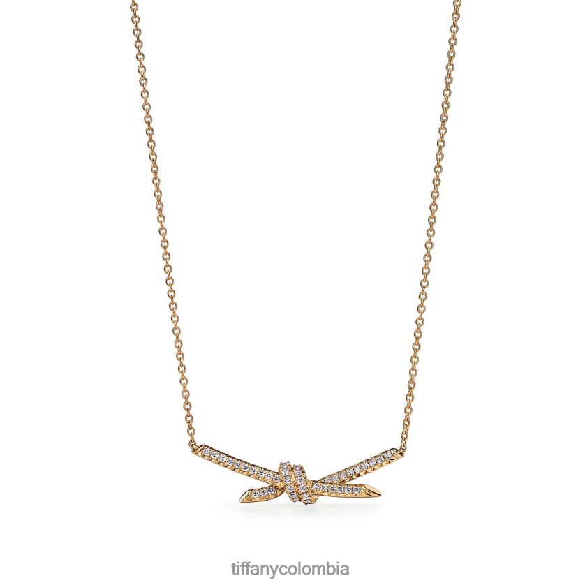 Tiffany colgante unisexo 2J40B8131 joyas en oro amarillo con diamantes