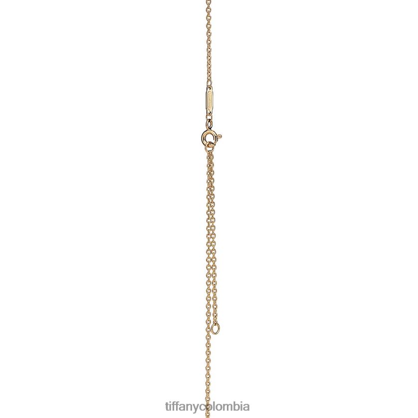 Tiffany colgante unisexo 2J40B8131 joyas en oro amarillo con diamantes