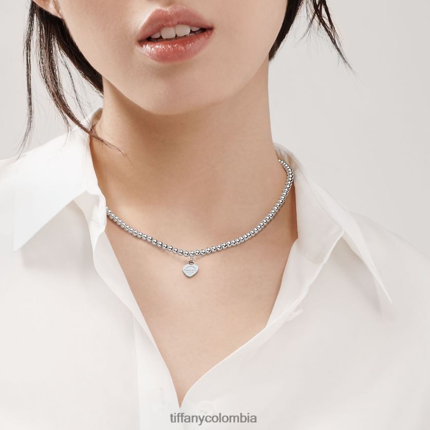 Tiffany collar de cuentas unisexo 2J40B8454 joyas