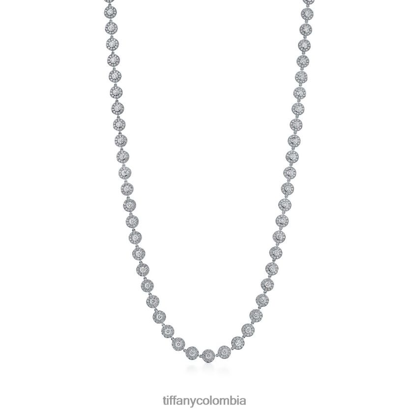 Tiffany collar de diamantes con aro unisexo 2J40B8667 joyas