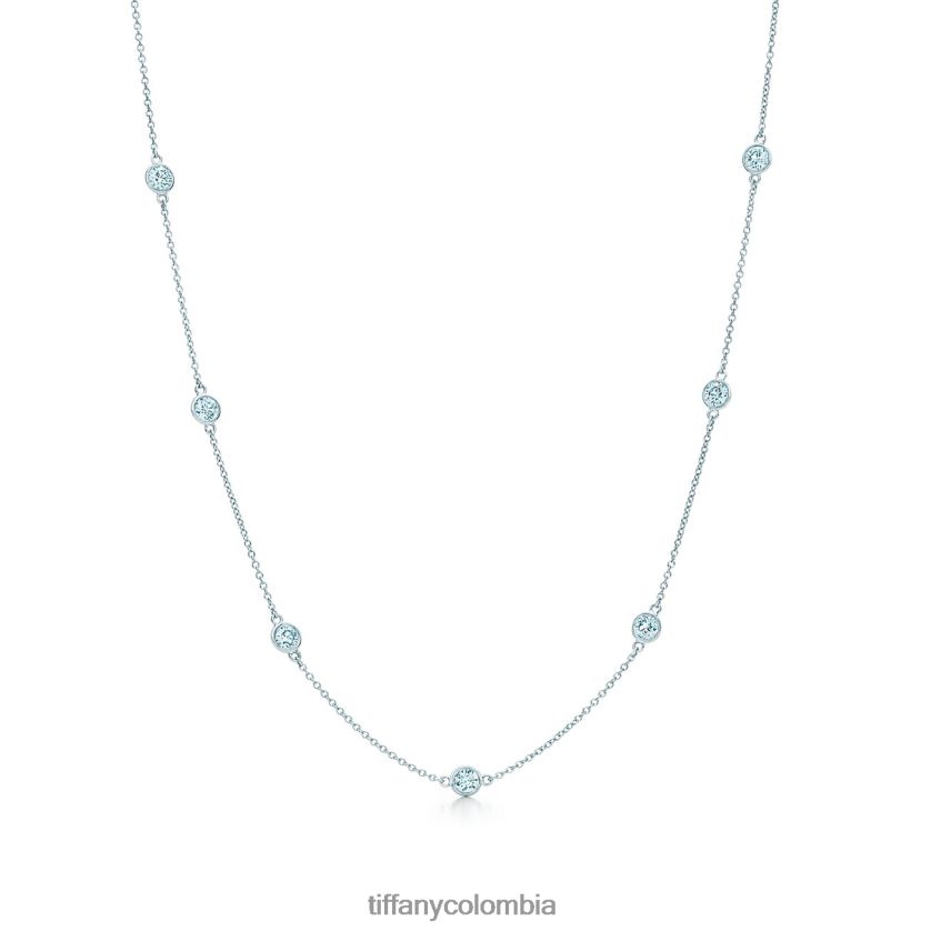 Tiffany collar de diamantes cortados a medida de elsa peretti unisexo 2J40B8619 joyas