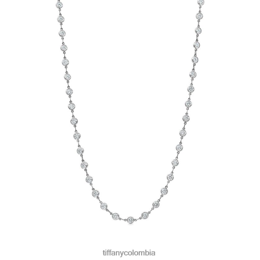 Tiffany collar de diamantes cortados a medida unisexo 2J40B8617 joyas - Haga un click en la imagen para cerrar