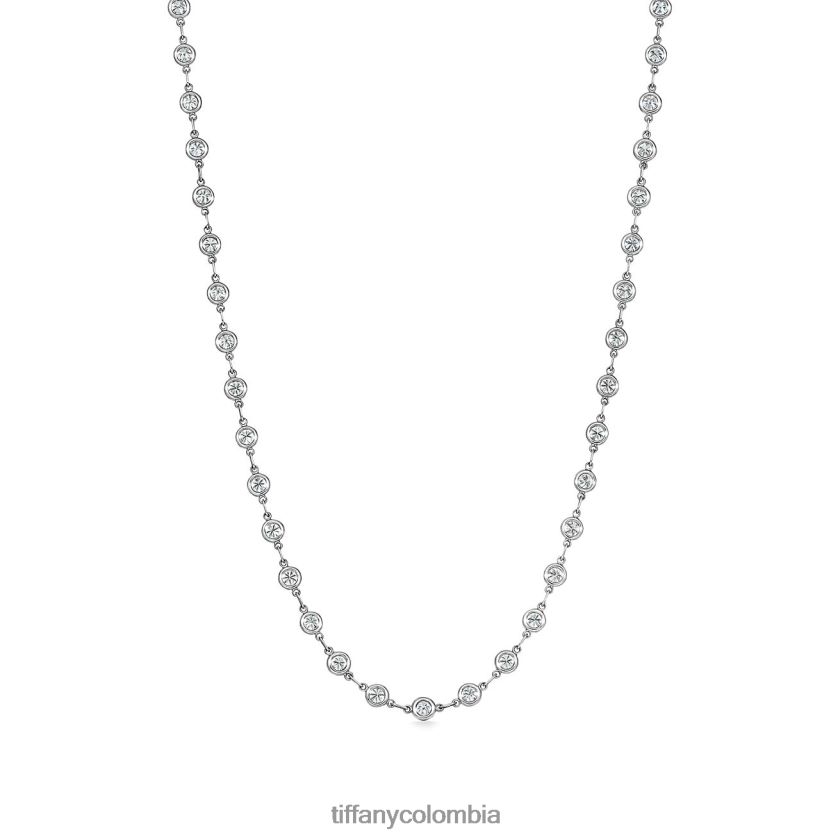 Tiffany collar de diamantes cortados a medida unisexo 2J40B8617 joyas